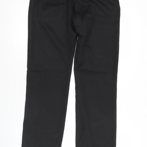 Brook Taverner Womens Black Classic Dress Pants Size 12 Straight Leg