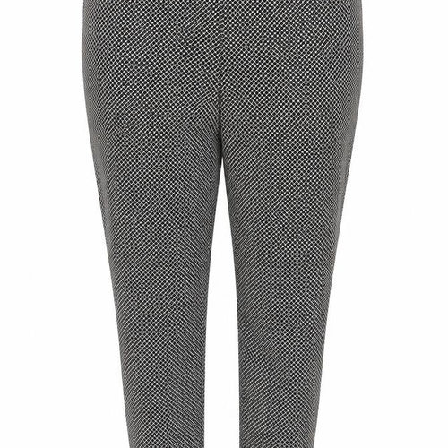 Dorothy Perkins Women Black Geometric Slim Leggings Size 16