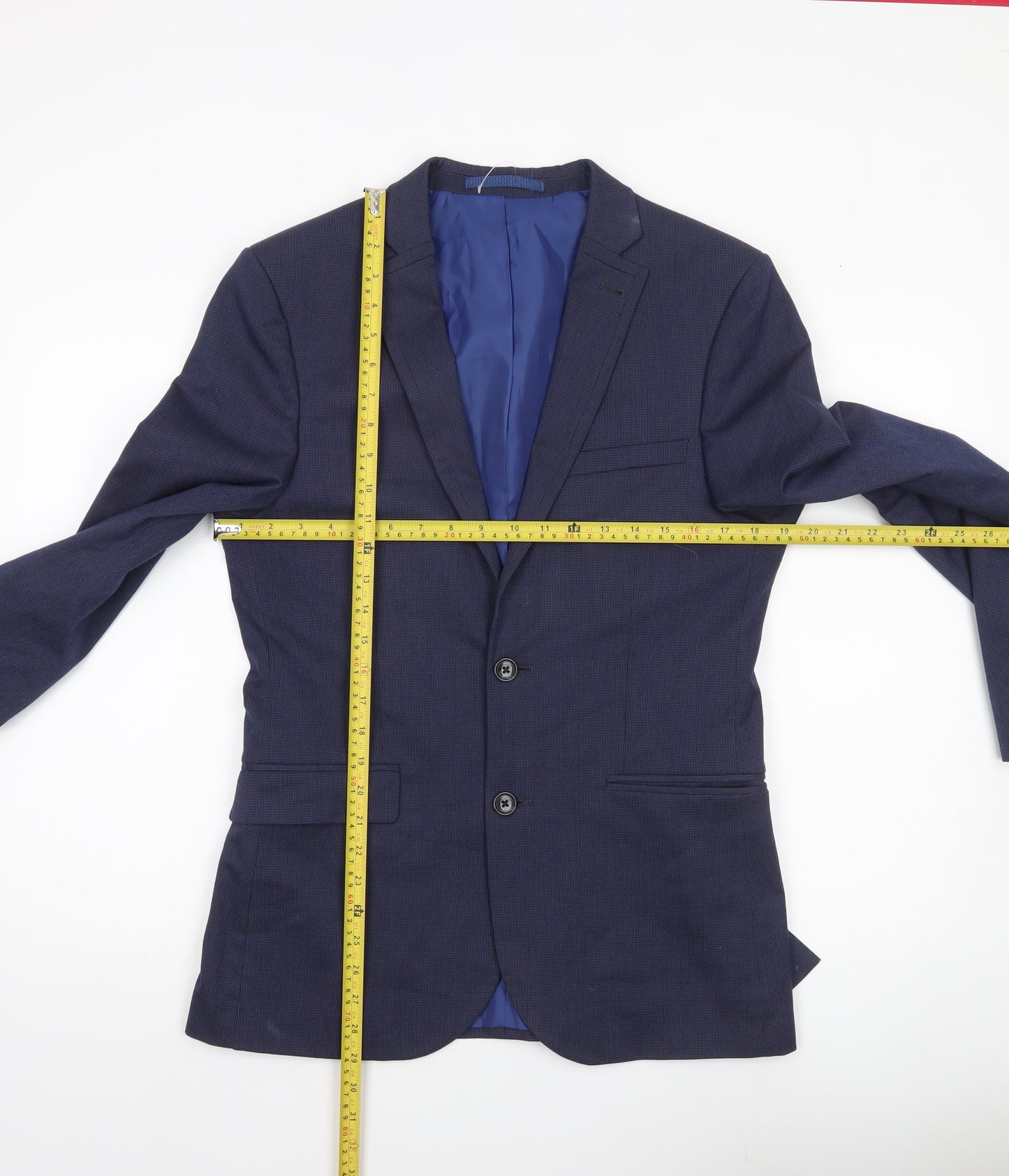 Marks and Spencer Men’s Blue 38L Suit Jacket Regular Fit