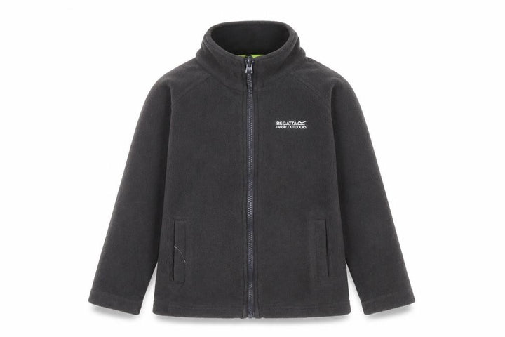 Regatta Boys Grey Fleece Jacket 5-6 Years Full Zip Outdoor Coat