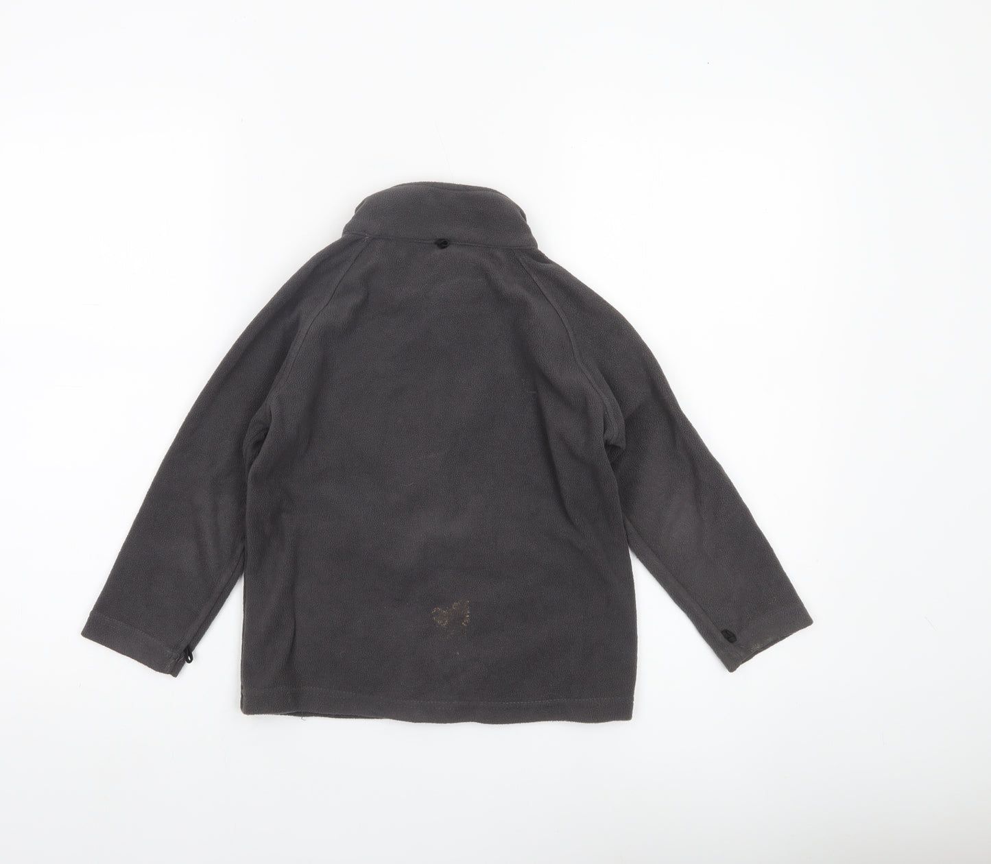 Regatta Boys Grey Fleece Jacket 5-6 Years Full Zip Outdoor Coat