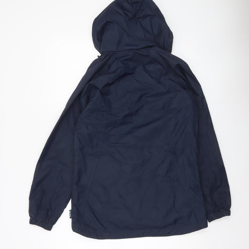 Regatta Womens Blue Size 8 Waterproof Hooded Rain Coat Jacket