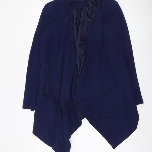 TU Women’s Blue Open Front Jacket Size 10 Workwear Casual