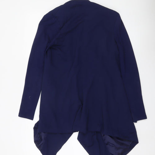 TU Women’s Blue Open Front Jacket Size 10 Workwear Casual