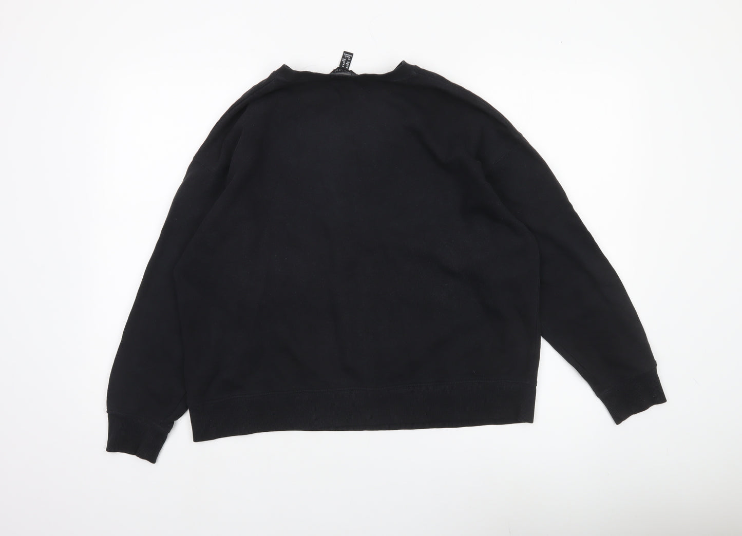 New Look Women’s Black Eagle Graphic Pullover Sweatshirt M