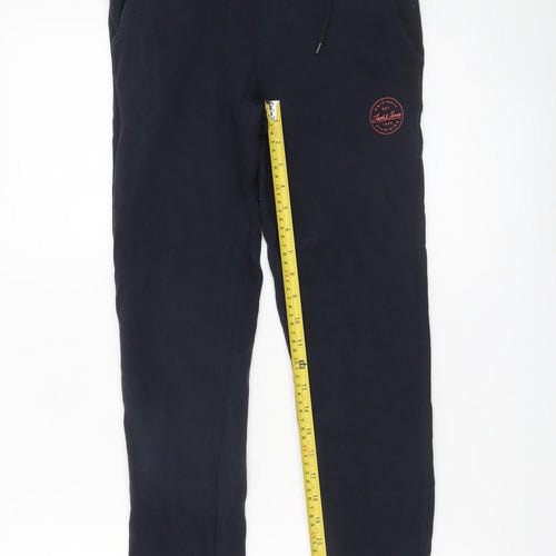 Jack & Jones Unisex Kids Blue Jogger Sweatpants 12 Years Cotton