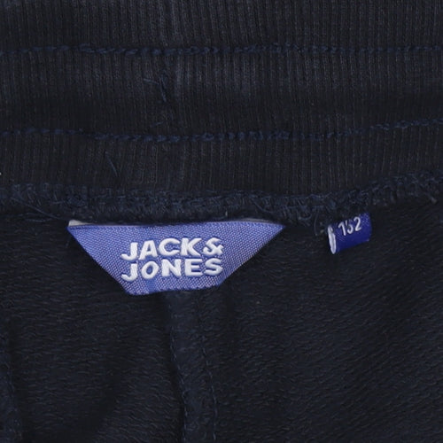 Jack & Jones Unisex Kids Blue Jogger Sweatpants 12 Years Cotton