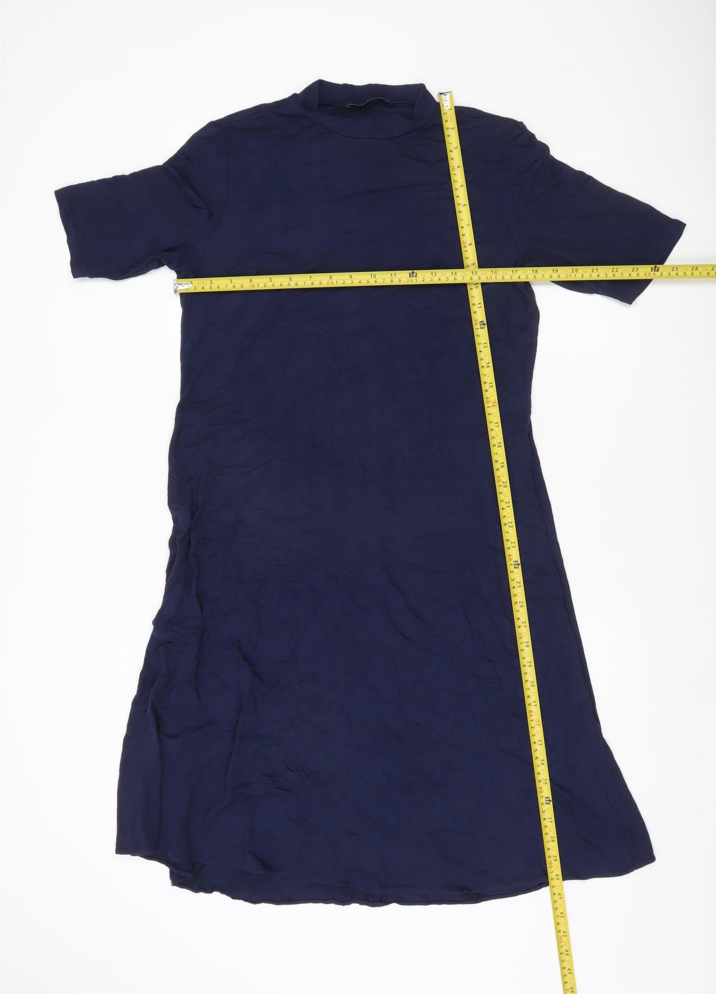 Marks and Spencer Womens Blue Size 14 Shift Midi Dress