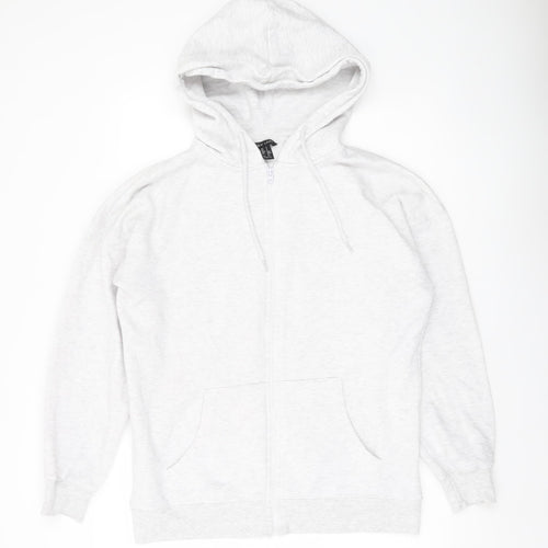 New Look Men’s Grey Full Zip Hoodie Size S Regular Fit