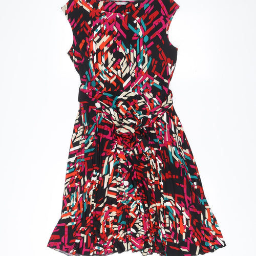 Marks and Spencer Women’s Multicoloured Size 12 Fit & Flare Dress