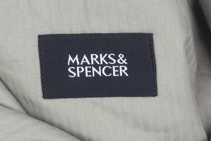 Marks and Spencer Men’s Beige XL Blazer Cotton Classic Fit