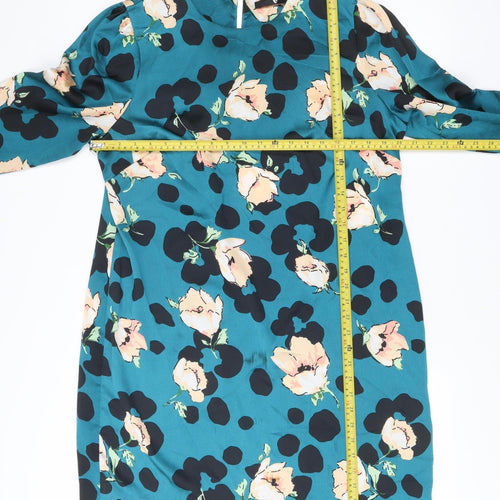 Very Women’s Multicoloured Floral Shift Dress Size 26 Knee Length