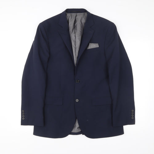 Next Men’s Blue 38R Regular Fit Tailored Blazer Jacket
