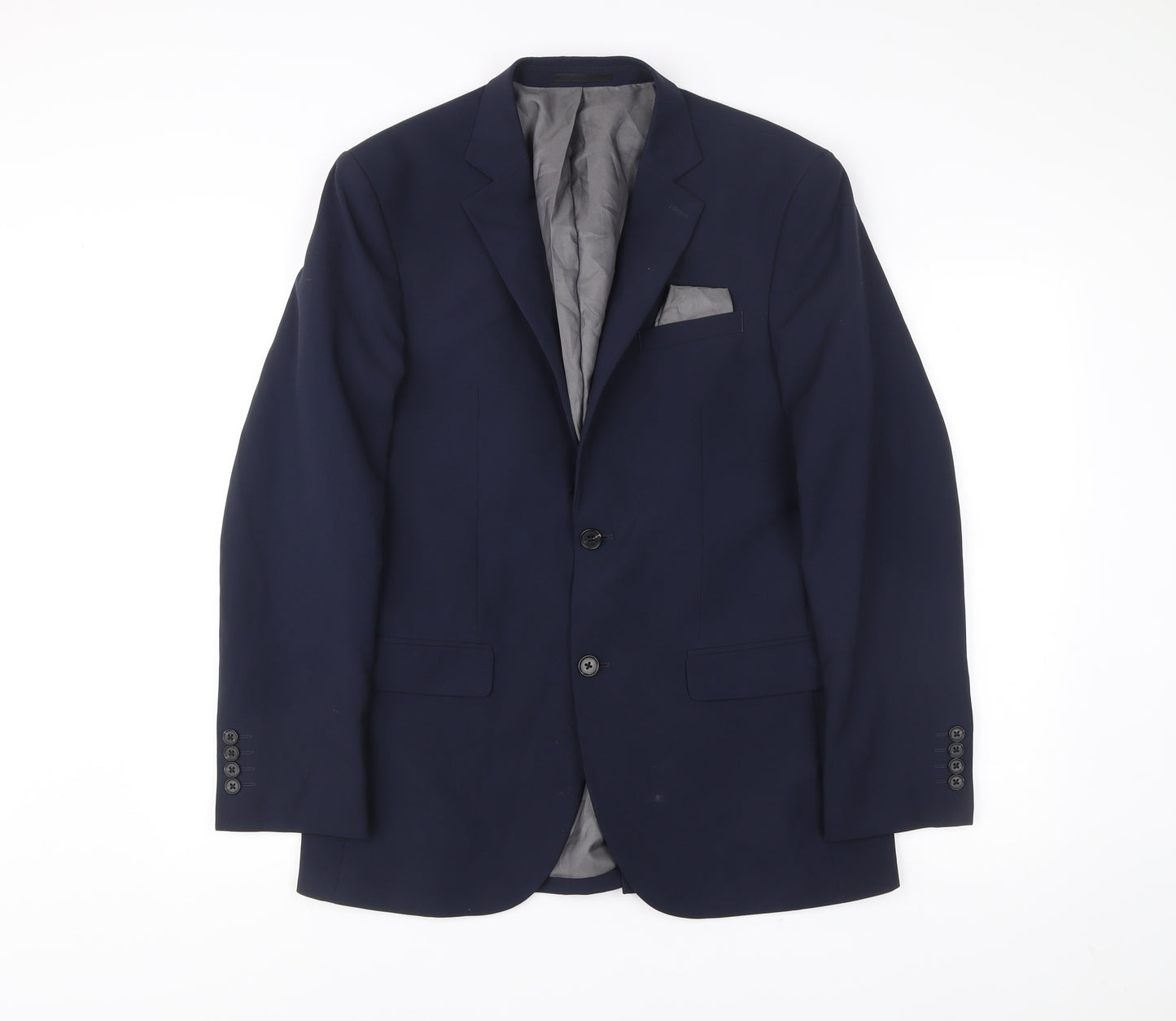 Next Men’s Blue 38R Regular Fit Tailored Blazer Jacket