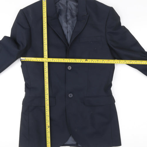 Topman Men’s Navy Blue Slim Fit Suit Jacket Size 36R