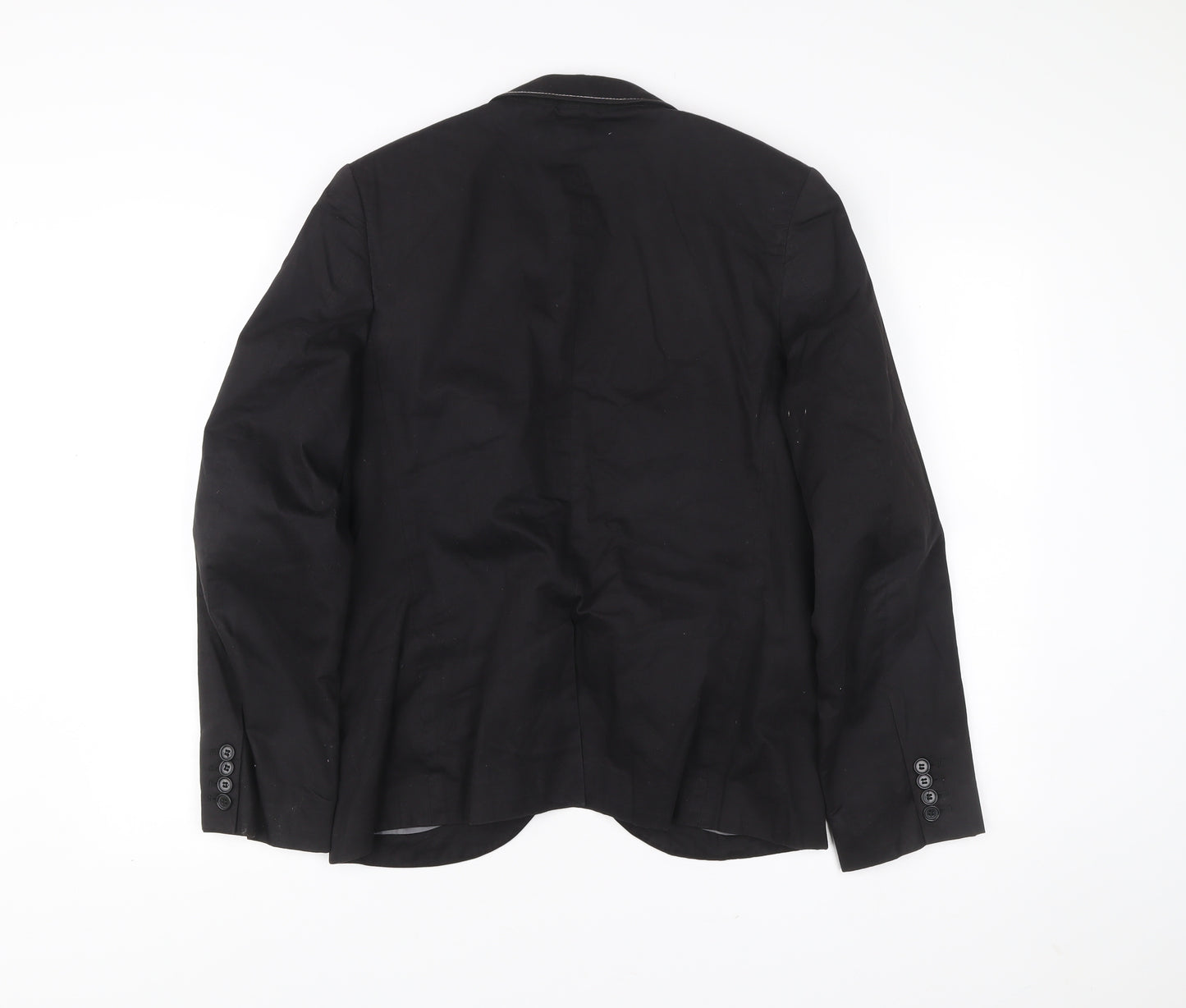 Topman Men’s Black Slim Fit Blazer Jacket UK 40 Chest