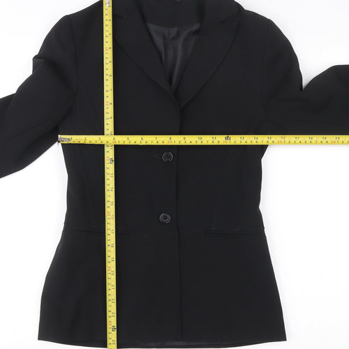 BAY Womens Black Blazer Jacket Size 8 Tailored Workwear