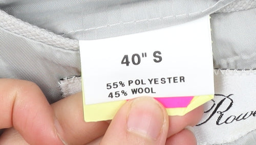 Nicholas Rowe Mens Beige 40 Chest Wool Blend Blazer Jacket