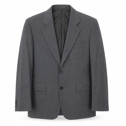 Greenwoods Men's Grey 40S Wool Blend Blazer Jacket Classic Formal