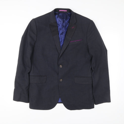 Ted Baker Men's Blue Slim Fit Blazer Jacket Size 4