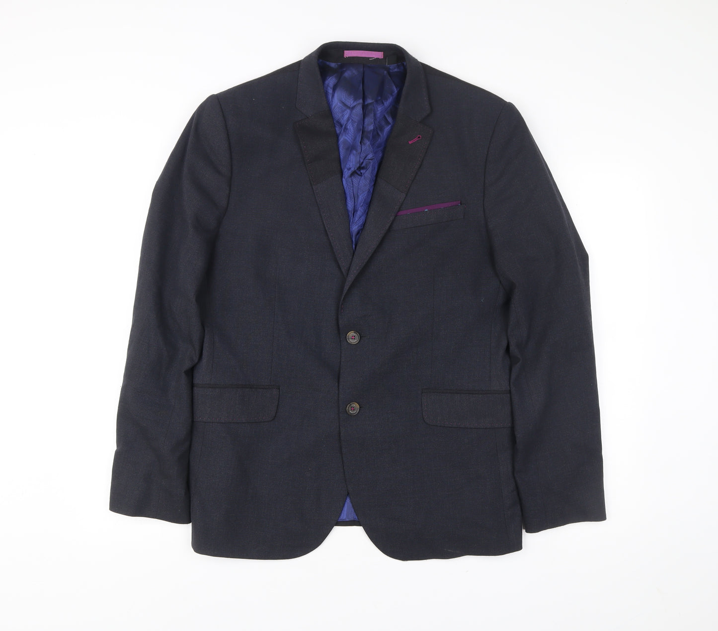 Ted Baker Men's Blue Slim Fit Blazer Jacket Size 4