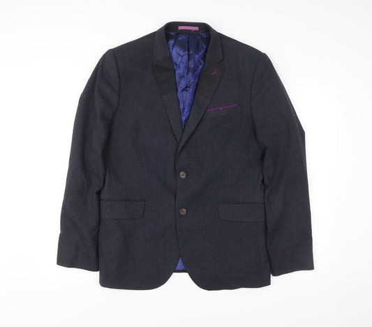 Ted Baker Men's Blue Slim Fit Blazer Jacket Size 4