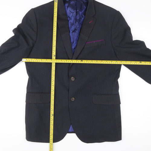 Ted Baker Men's Blue Slim Fit Blazer Jacket Size 4