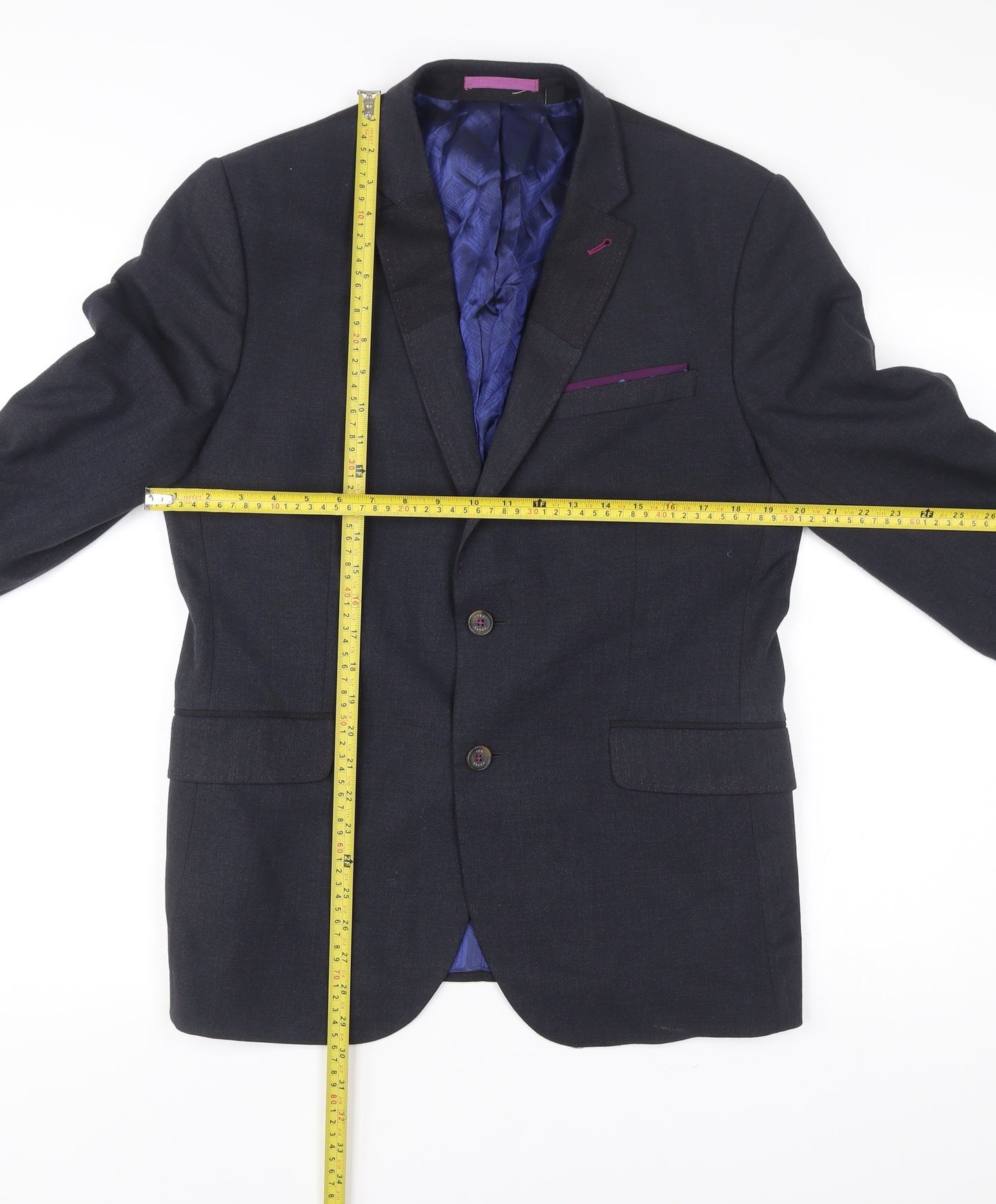 Ted Baker Men's Blue Slim Fit Blazer Jacket Size 4