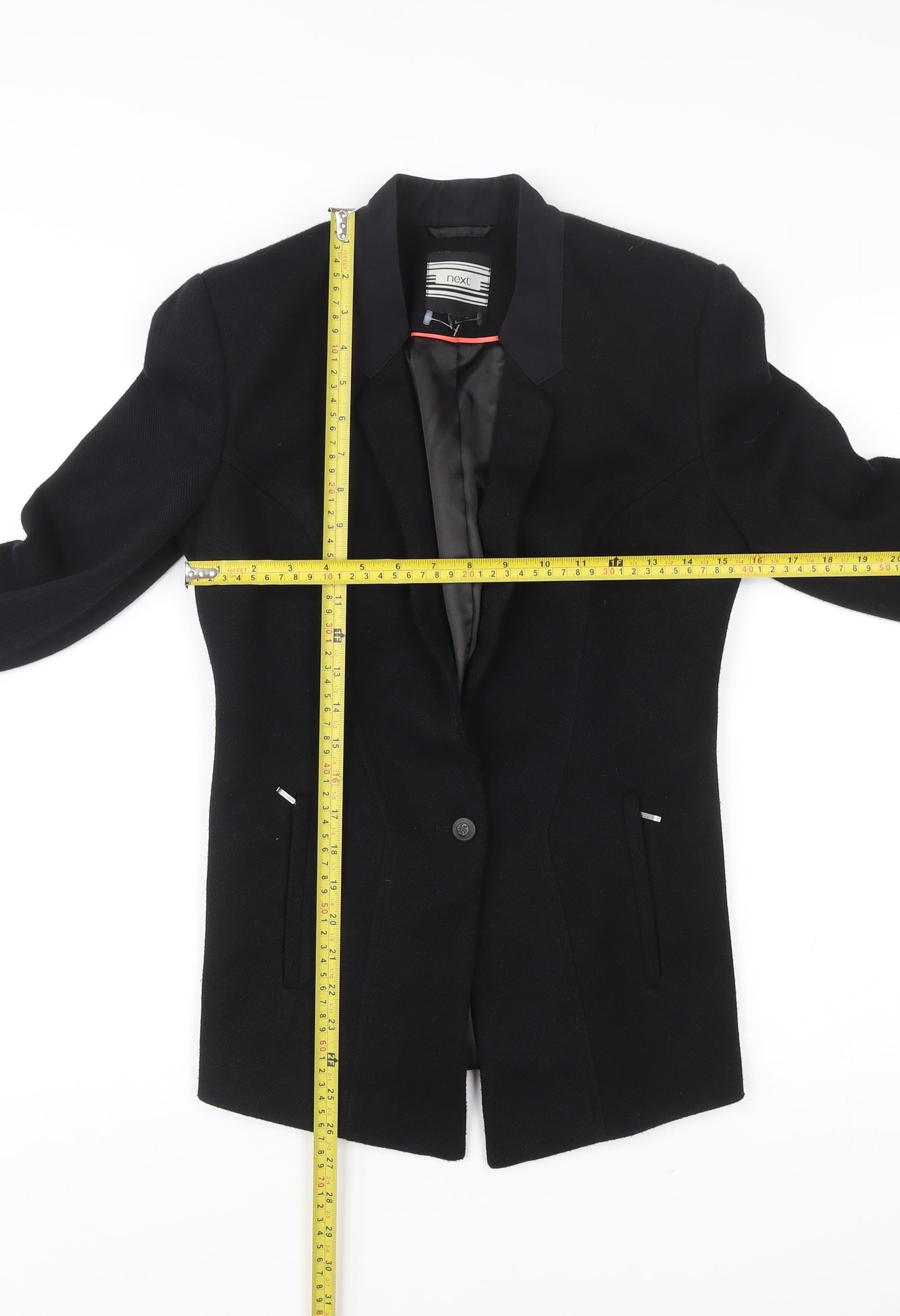 Next Women’s Black Blazer Jacket S Regular Fit Workwear