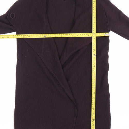 Jigsaw Womens Purple Wool Cardigan XS Long Sleeve V-Neck