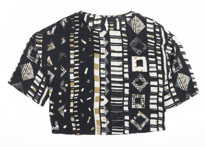 Next Women’s Multicoloured Geometric Tunic Blouse Size 14