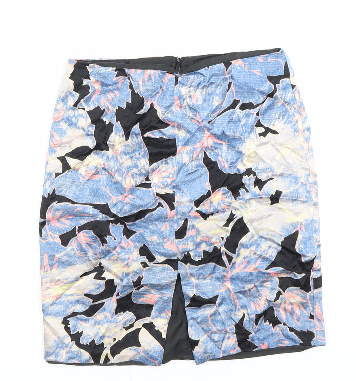 Topshop Women’s Multicoloured Floral Pencil Skirt Size 6