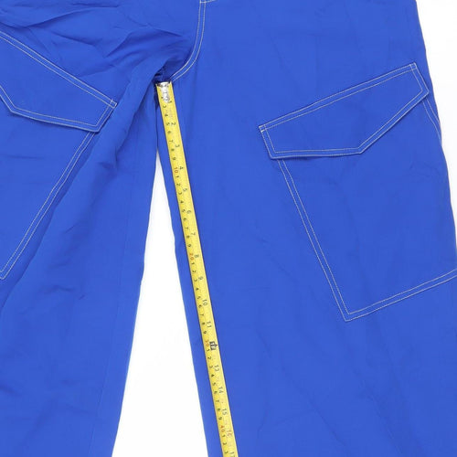 Solado Women’s Blue Cargo Wide-Leg Trousers Size S