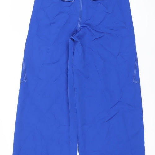 Solado Women’s Blue Cargo Wide-Leg Trousers Size S