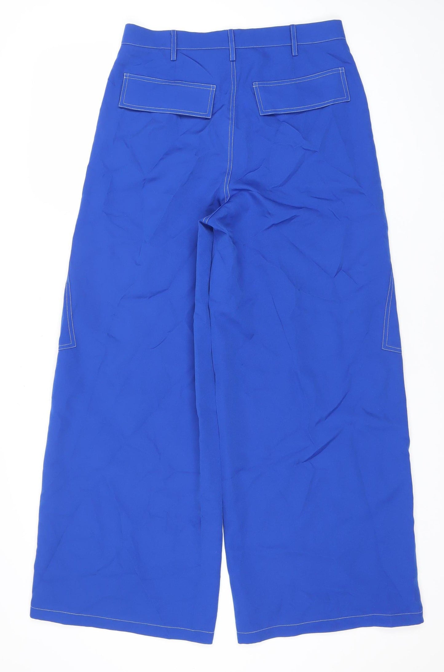 Solado Women’s Blue Cargo Wide-Leg Trousers Size S