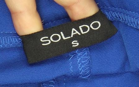 Solado Women’s Blue Cargo Wide-Leg Trousers Size S