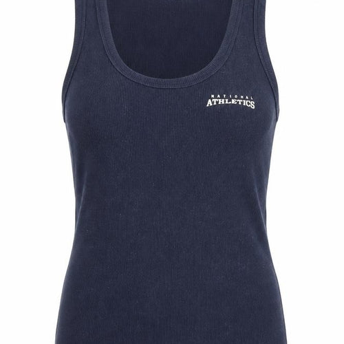 H&M Divided Women’s Blue Tank Top Size 8 Slim Fit Cotton