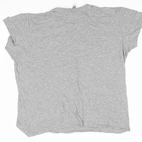 Roly Women’s Grey Brugge Graphic Travel T-Shirt Size L