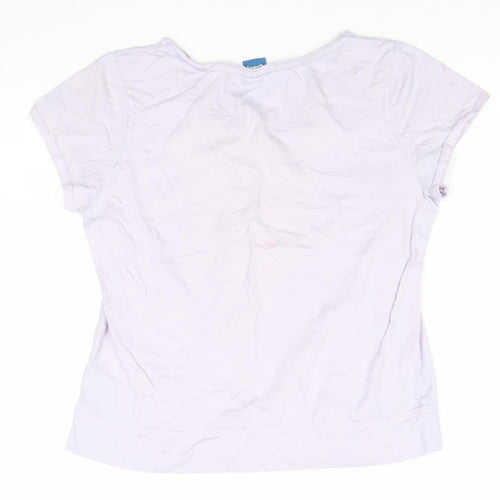 Disney Teens Purple Minnie Mouse T-Shirt Size 10-12 Cotton