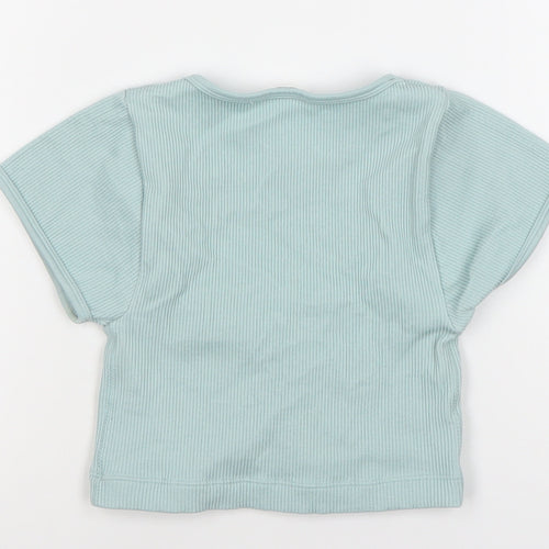 Gilly Hicks Women’s Blue XS Cropped Slim Fit Activewear T-Shirt