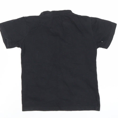 Drifa Boys Black Puffin Graphic T-Shirt 4-6 Years Short Sleeve Cotton