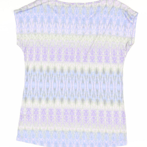 Marks and Spencer Women’s Multicoloured Size 8 Round Neck T-Shirt