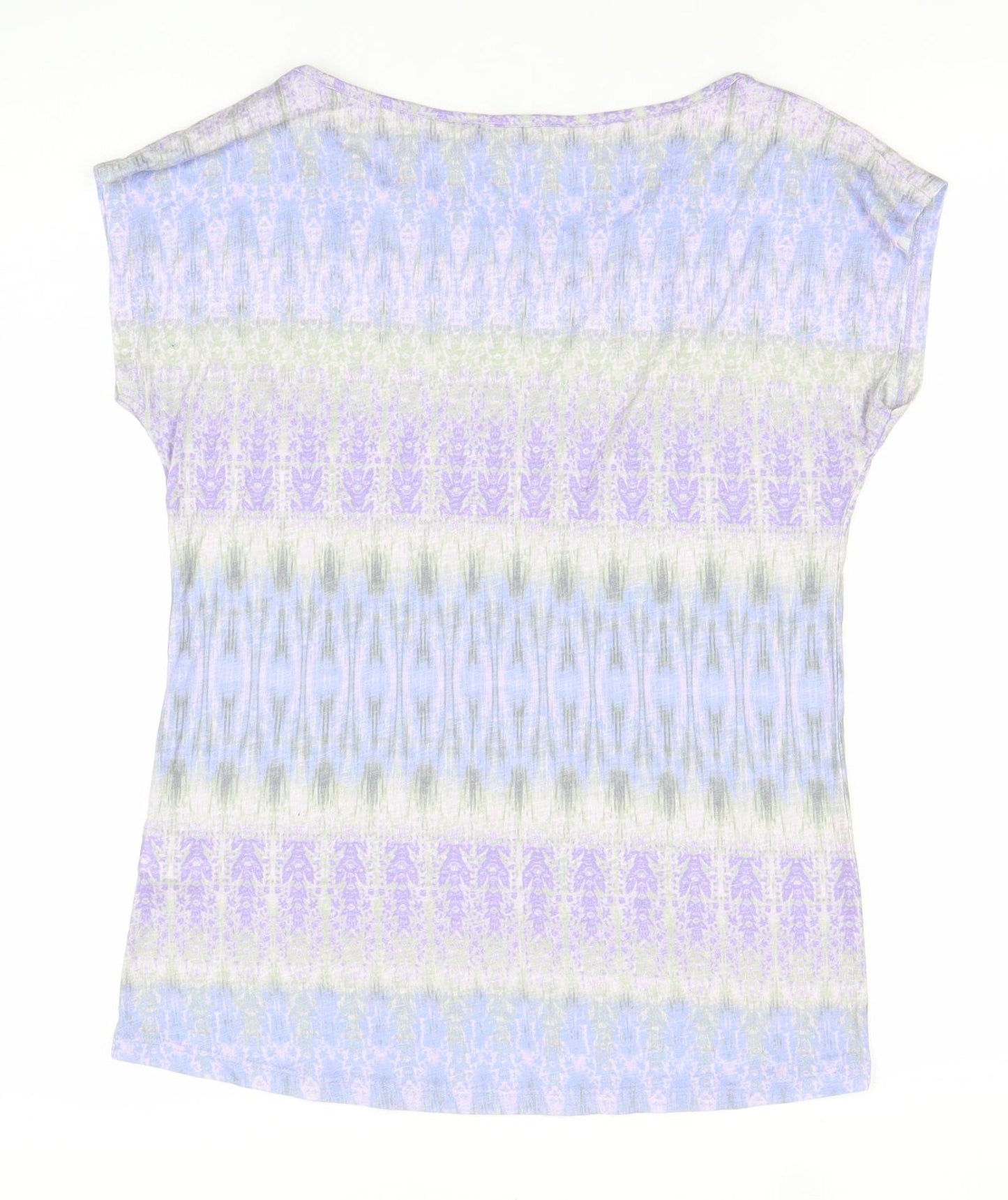 Marks and Spencer Women’s Multicoloured Size 8 Round Neck T-Shirt