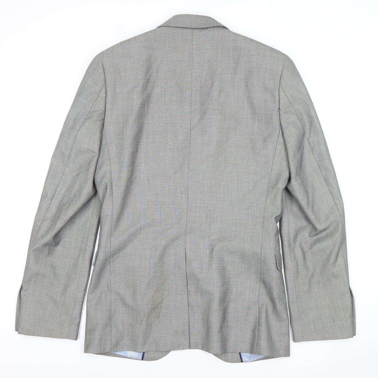 Cedar Wood State Men's Grey 34R Suit Jacket Regular Fit Blazer