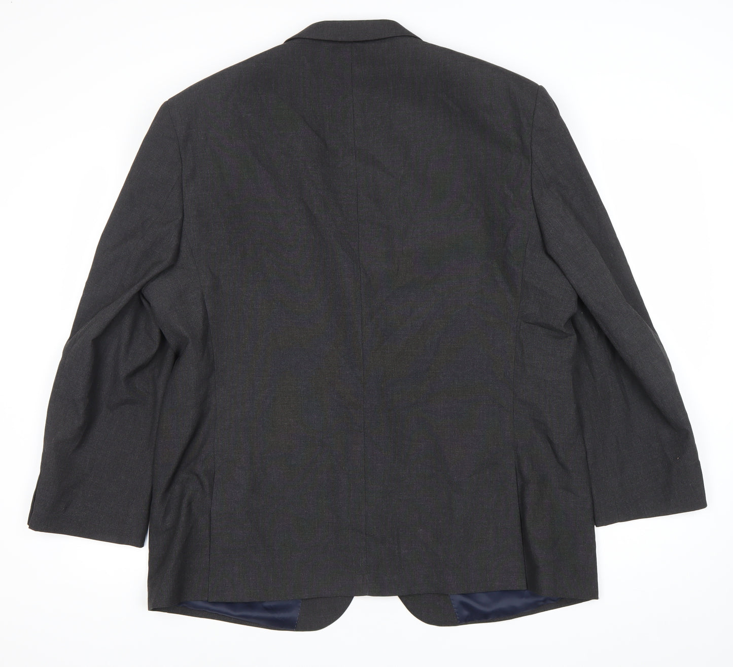 Next Men’s Grey 46in XL Suit Jacket Regular Fit Business Blazer
