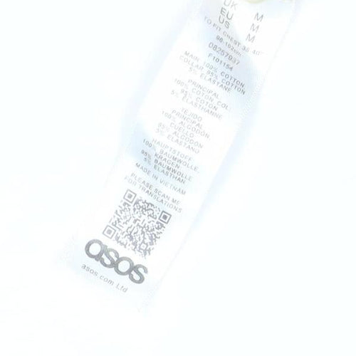 ASOS Men’s Beige Slim Fit Polo Shirt M Short Sleeve Cotton