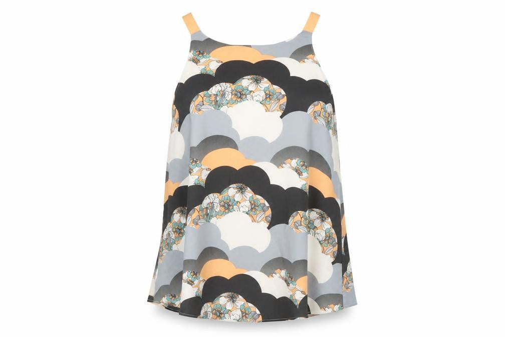 Next Women’s Multicoloured Floral Tank Top UK 8 Sleeveless