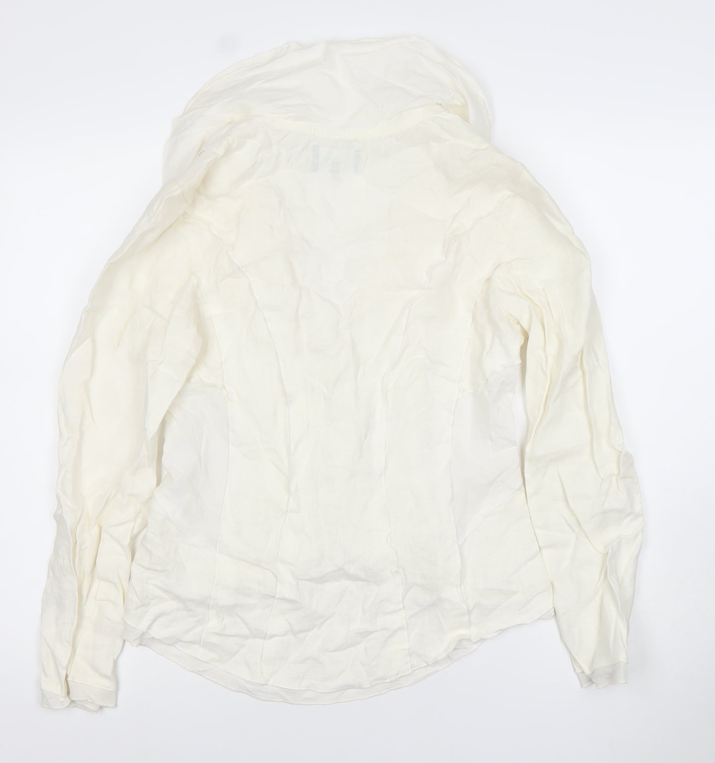 Marks and Spencer Per Una Women’s Ivory Linen Suit Jacket Size 12