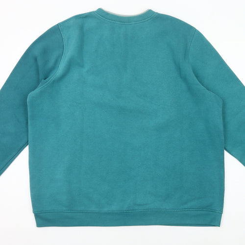 Northern Reflections Womens Teal Butterfly Sweatshirt XXL Cotton Blend