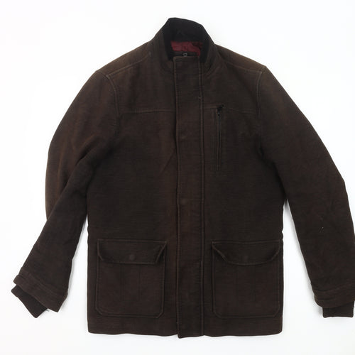 Thomas Nash Mens Brown Jacket S Cotton Blend Casual Workwear